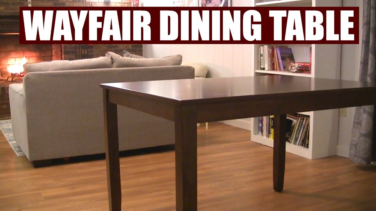 Wayfair Dining Table Amazin Lark Manor Unboxing Assembly Review