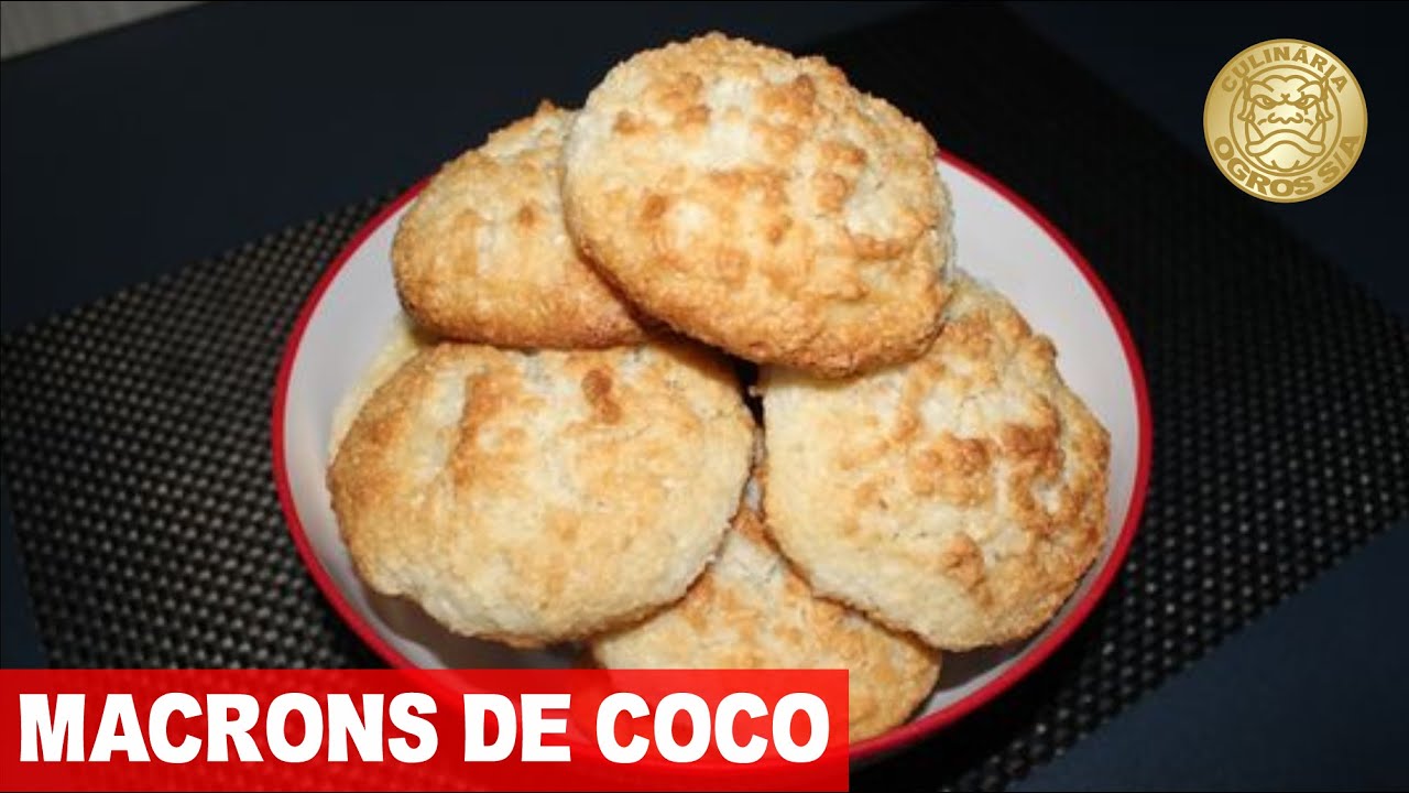 Macrons de Coco (Receita Para Aproveitar Claras de Ovo)