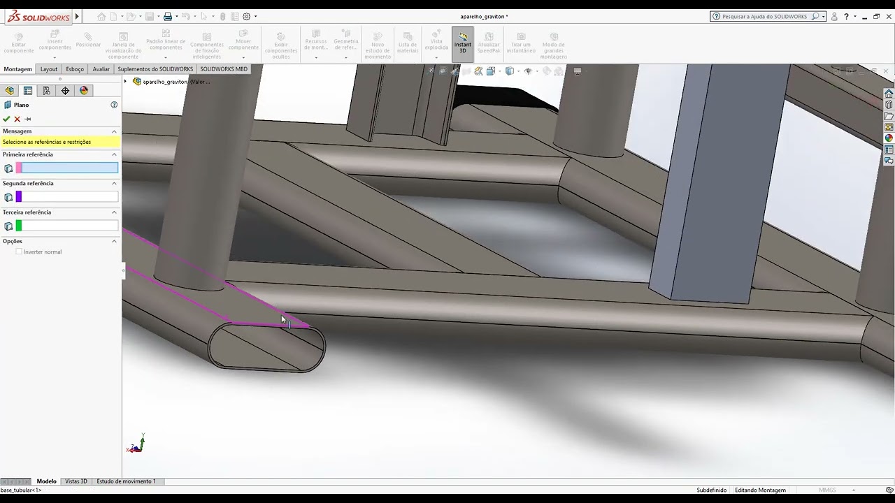 Aprenda a modelar dentro do ambiente de montagem no #solidworks