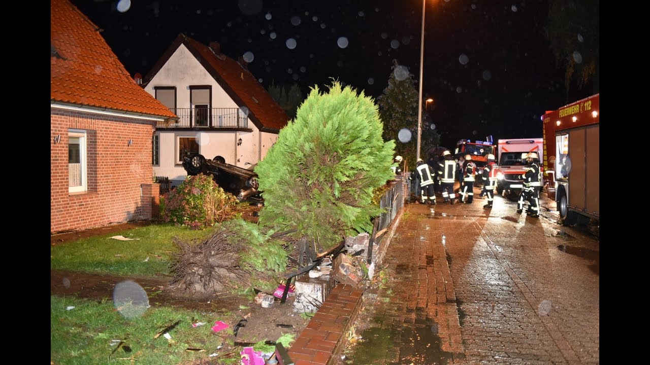 BMW rast in Hauswand (LHTV/CHTV)