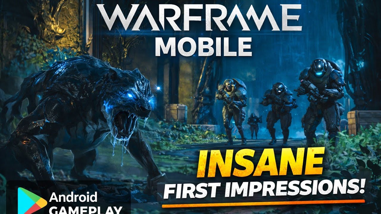 Warframe Mobile on Android is INSANE! 🔥 First Impressions Gameplay Walkthrough Android Ep 01