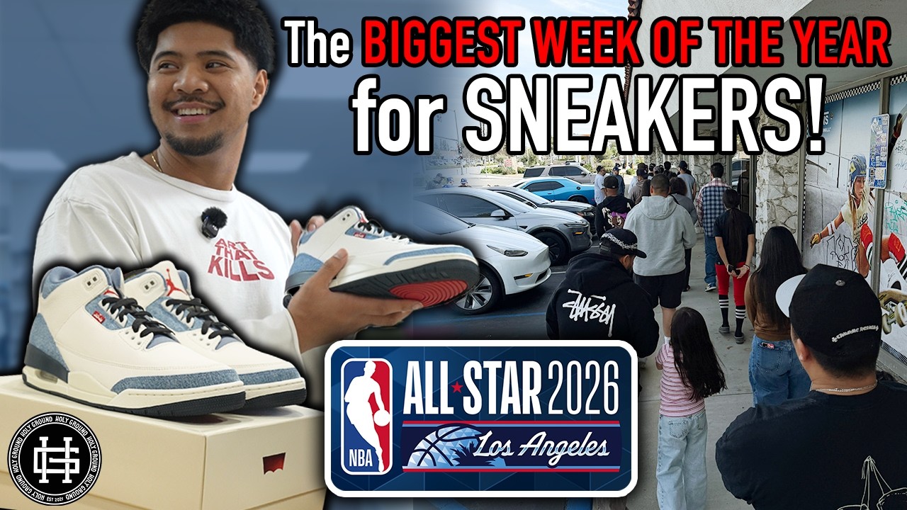 We RAN ALL OVER SOCAL for some SNEAKERS?! 2026 NBA ALL-STAR WEEKEND!!