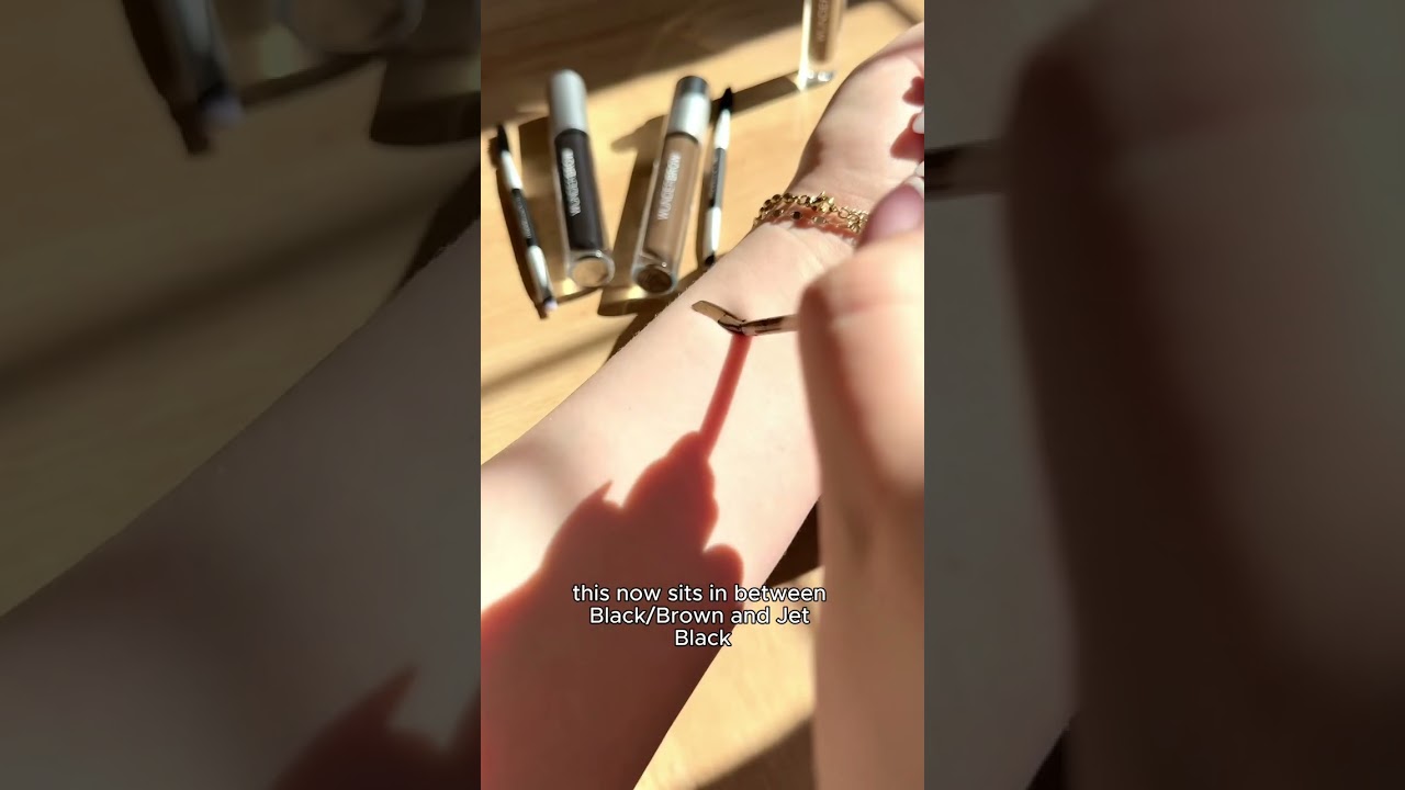 How to apply tinted brow gel