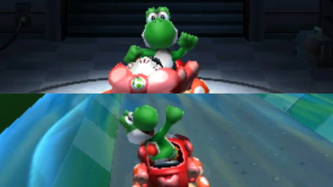 Mario Kart 7 - Yoshi gameplay (Star Cup/100cc)
