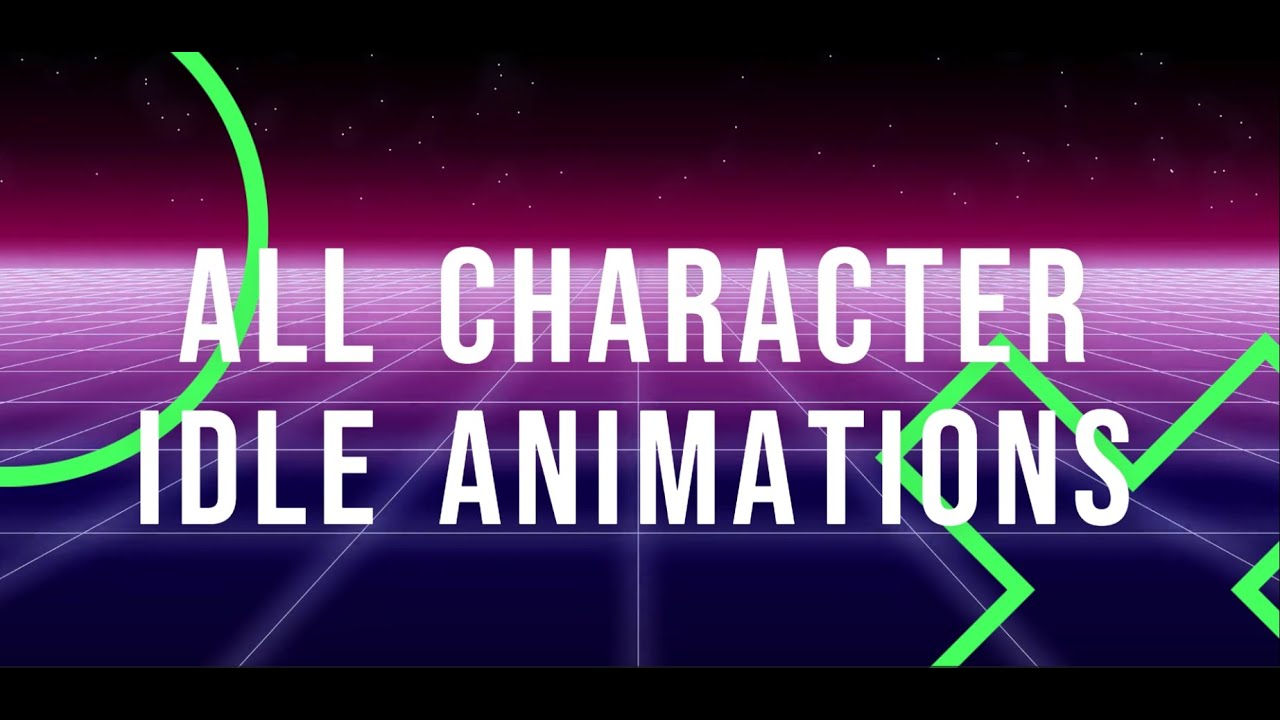 Genshin impact all character idle animations (1.0 - 5.8)