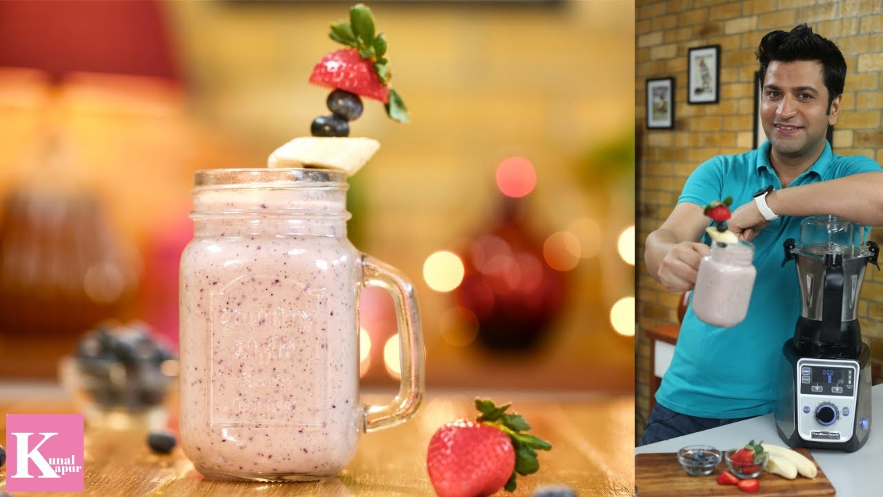 How to make Banana Smoothie Recipe | Kunal Kapur Breakfast Recipe | Chef Kunal | Summer Recipe