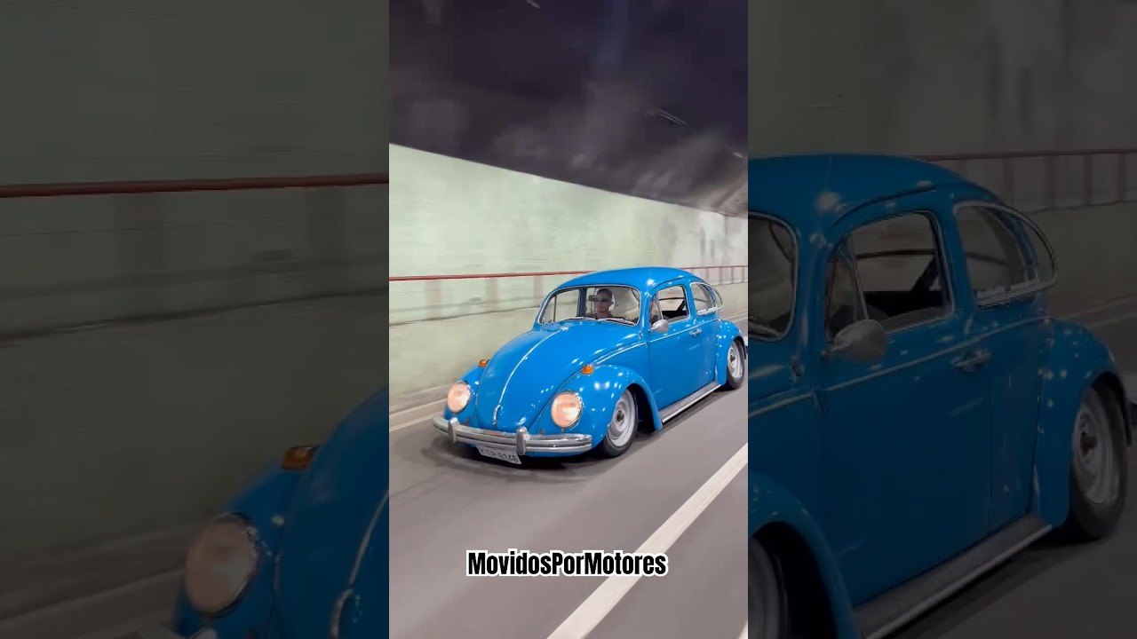 Fusc&atilde;o Azul de respeito! #fusca #vwaircooled #fuscaazul #fuscarebaixado