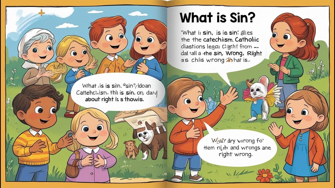 What Is Sin? | Catholic Catechism for Kids (Understanding Right and Wrong)