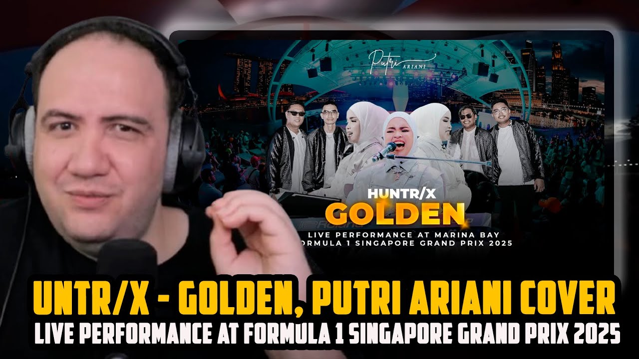 HUNTR/X - GOLDEN PUTRI ARIANI COVER (ЖИВОЕ ВЫСТУПЛЕНИЕ НА ГРАН-ПРИ ФОРМУЛЫ-1 В СИНГАПУРЕ 2025) РЕ...