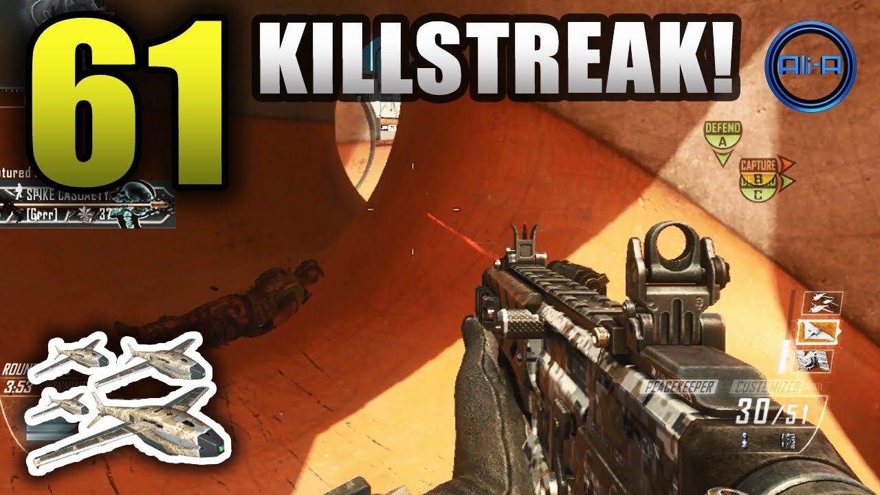 "GRIND" SWARM - 61 Killstreak! - Black Ops 2 Peacekeeper Gameplay w/ Ali-A Revolution Map Pack