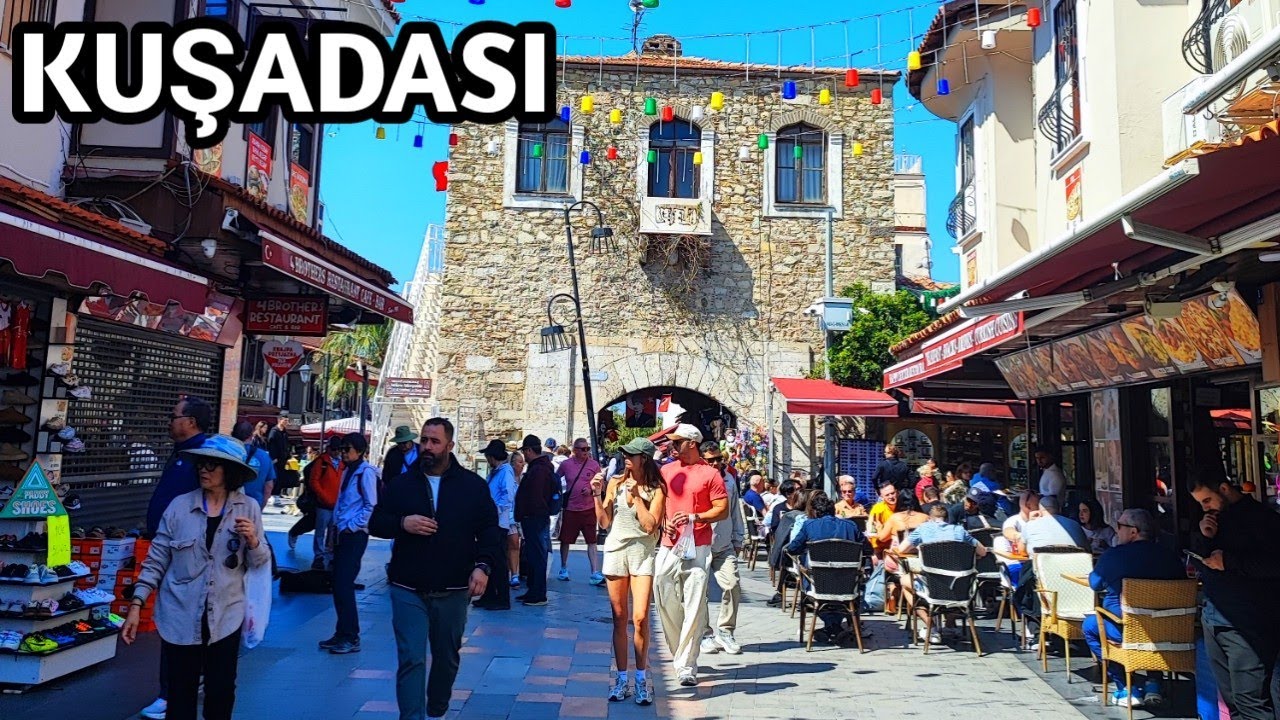 KUŞADASI T&Uuml;RKIYE | VIRTUAL WALKING TOUR | 26 March 2026 | 4k UHD 60fps 