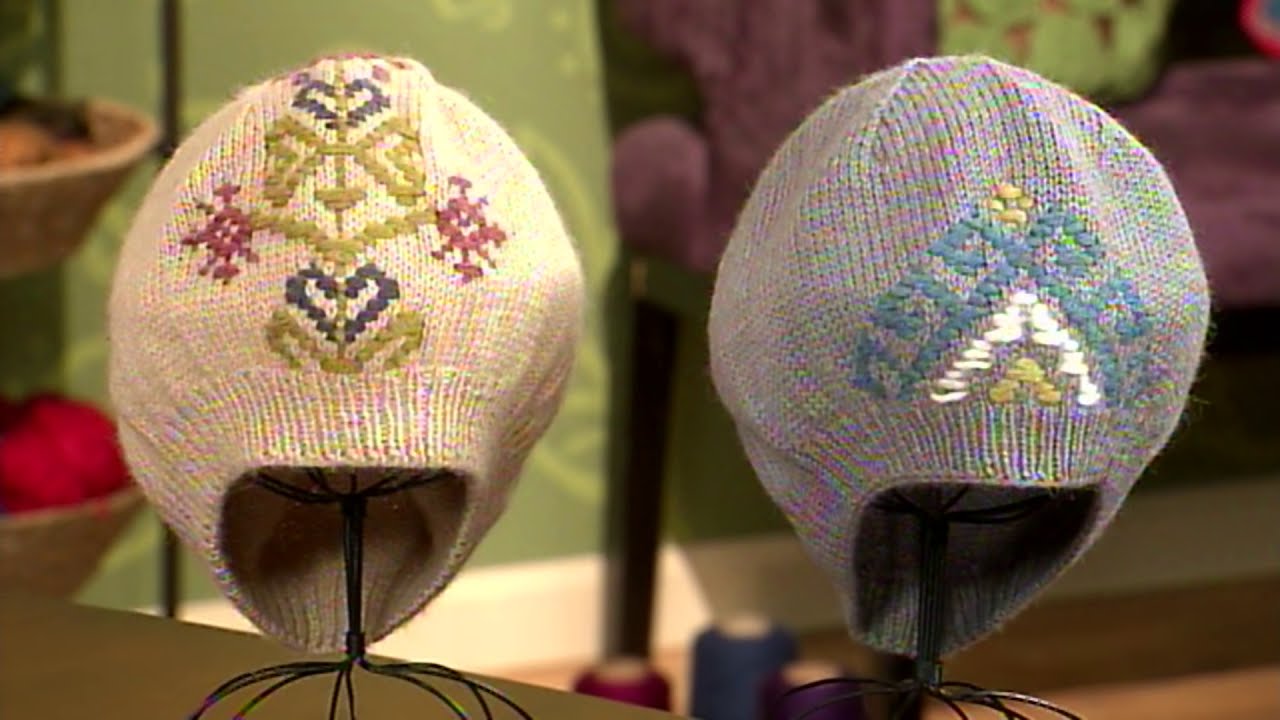 Free Hat Pattern: Roositud Knitting on Knitting Daily TV