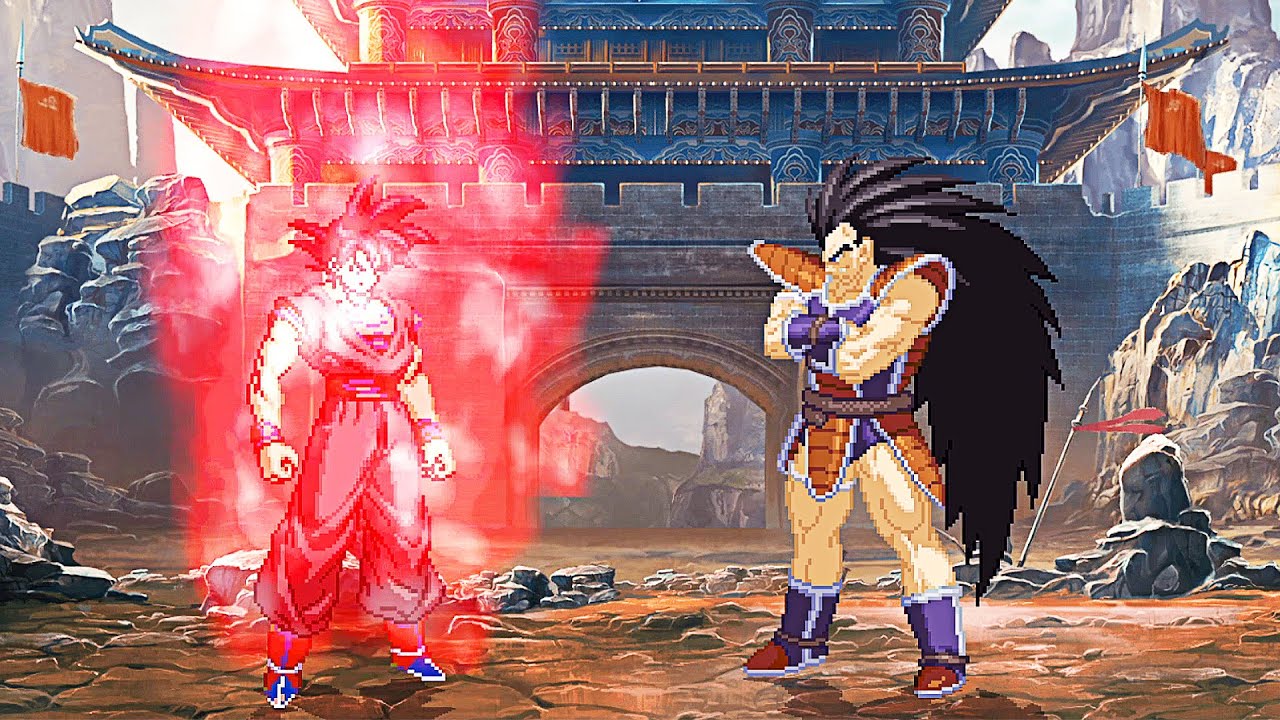 GOKU GOD VS RADITZ (VERY HARD) INSANE FIGHT!