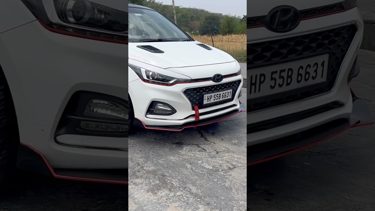 Modified Hyundai i20 Bumper kit Installed Bumper body kit for all cars 