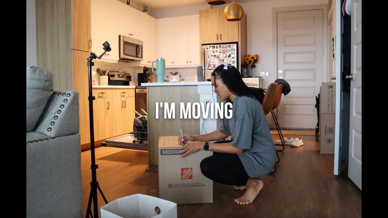 I'm moving again | MOVING VLOG #1