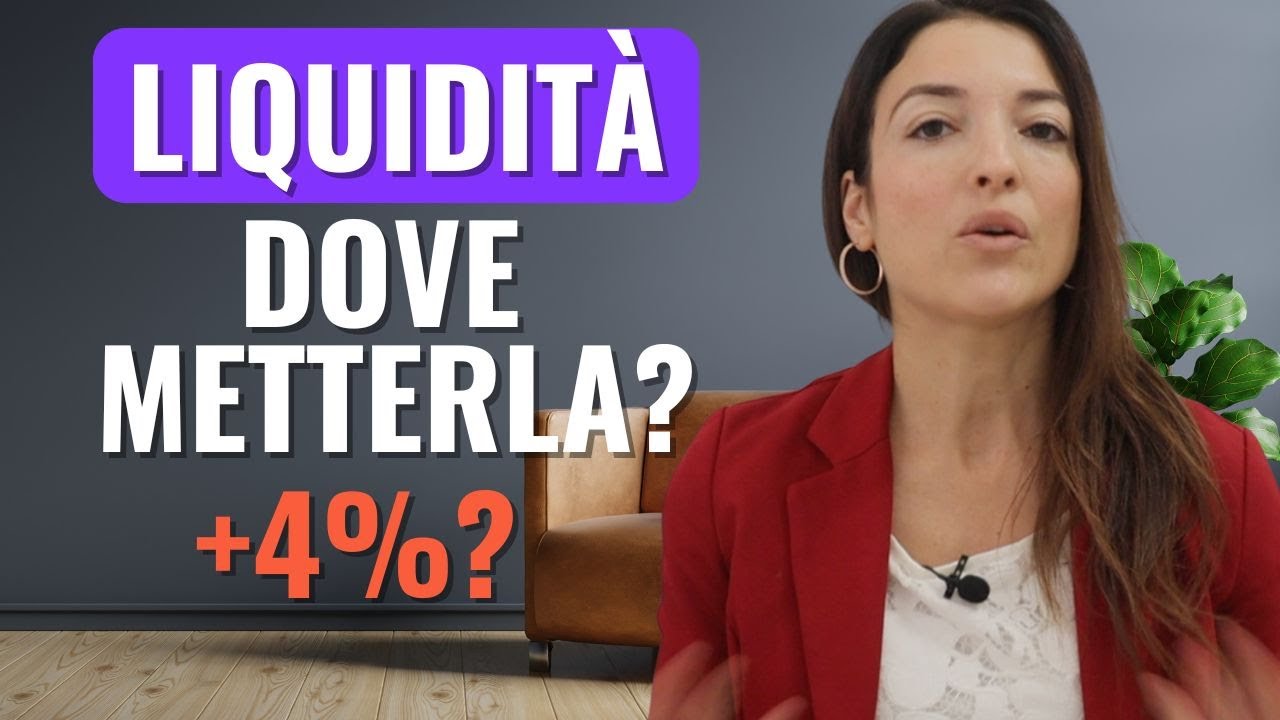 LIQUIDITÀ: dove mettere i tuoi soldi? Conto deposito o ETF monetari? + 5 alternative