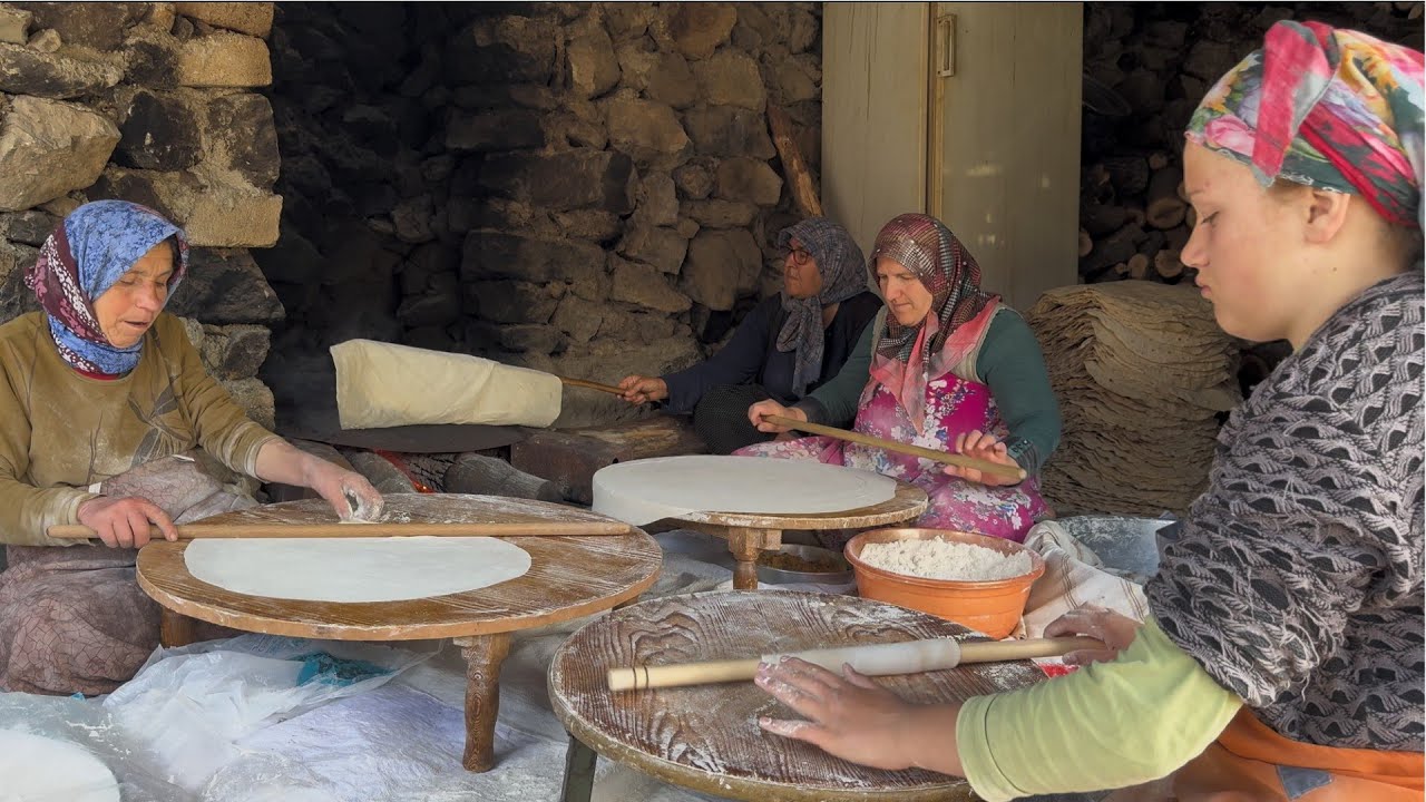 YAYLAYA YUFKA YAPTIK | ARDIN KÖZDE PATATES , PATLICAN ,ÇAY KEYFİ