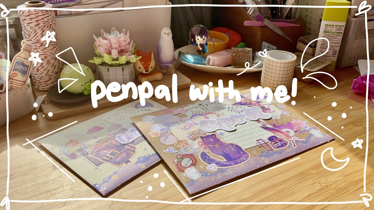 penpal with me! | purple galaxy theme | dear april .｡.:*☆