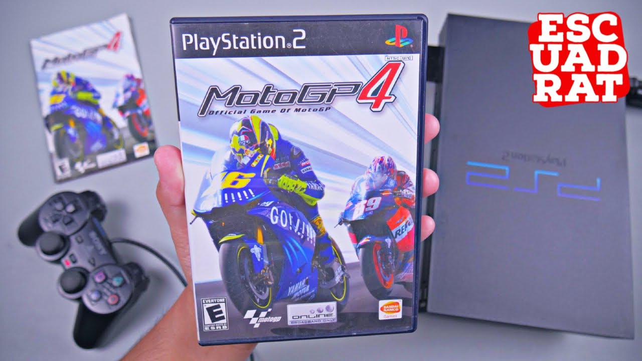 Распаковка и игровой процесс MotoGP 4 PlayStation 2