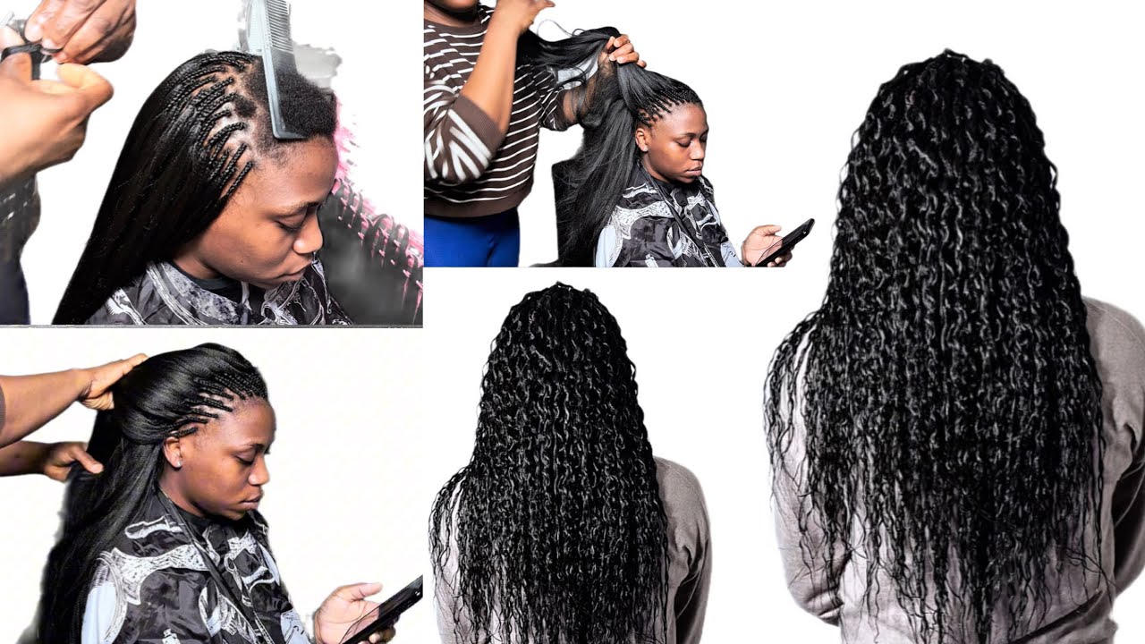 How to Do Pick and Drop Braids with Curls | Easy Braiding Tutorial for Beginners