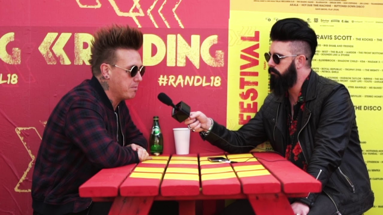Papa Roach interview at Reading Festival 2018