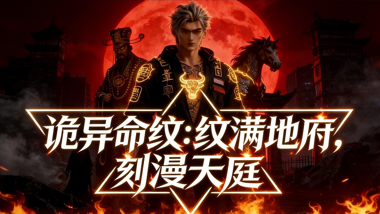 【FULL】《诡异命纹：纹满地府刻漫天庭》惨死诡异世界重生归来！满身纹满地府阴神，借鬼神之力横推诡异，称霸末日！#原创动画 #漫画 #中文全集