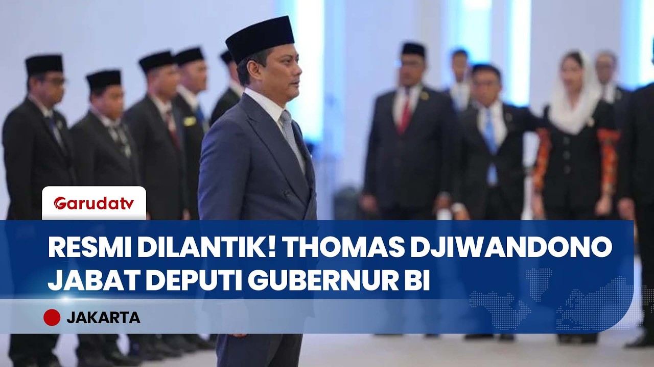 SAH! Thomas Djiwandono Ucap Sumpah di MA, Resmi Jadi Deputi Gubernur Bank Indonesia!