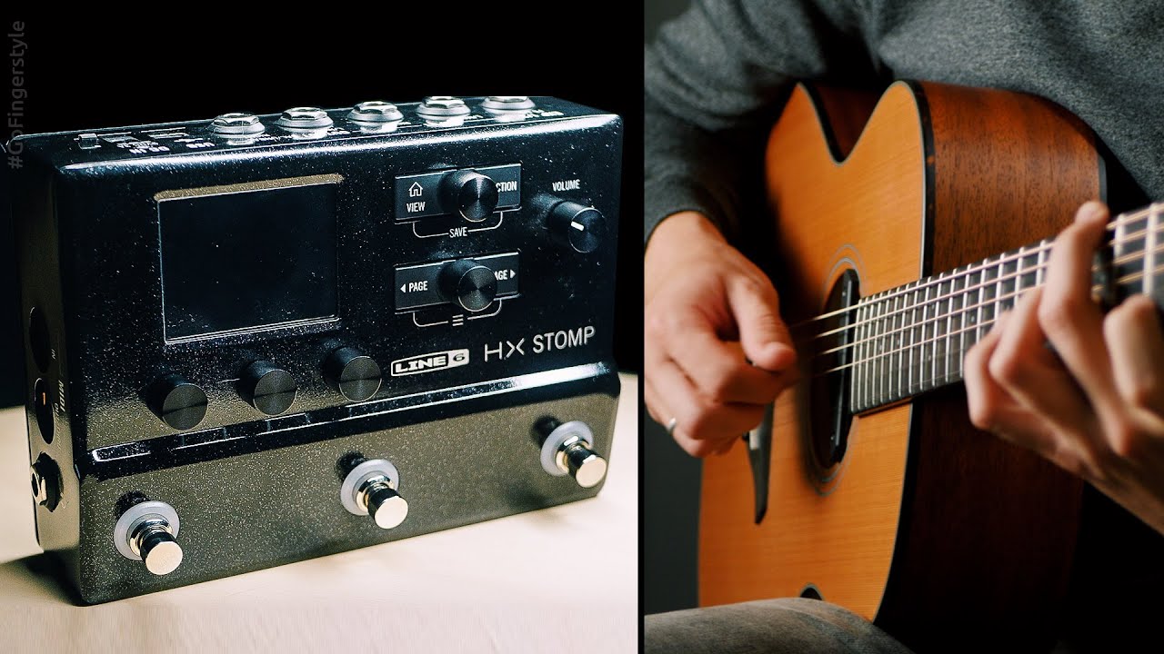 Как использовать с акустикой проц Line 6 HX Stomp