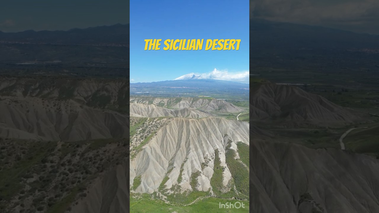 The Sicilian Desert - I Calanchi del Cannizzola - Centuripe - Sicily.