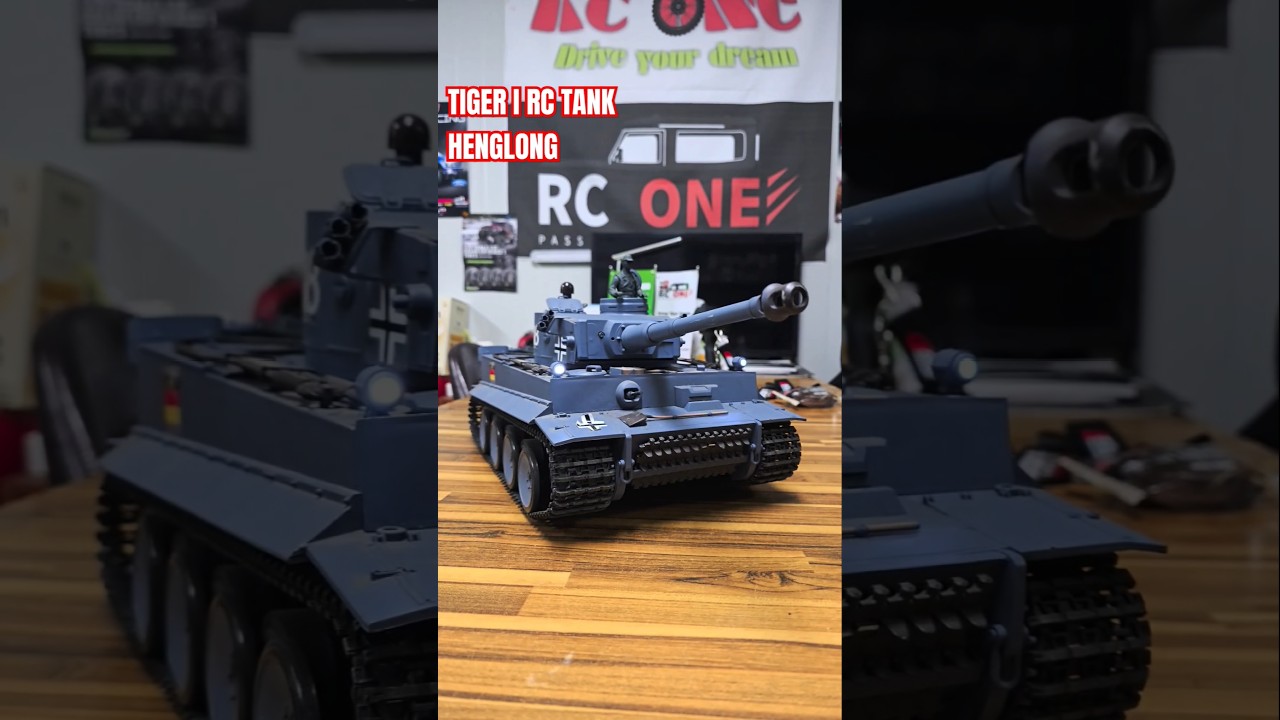 [RC TANK]_리얼한~타이어 I RC 탱크~~!!(타이거1 S버전 (7.0) 1/16 스케일)