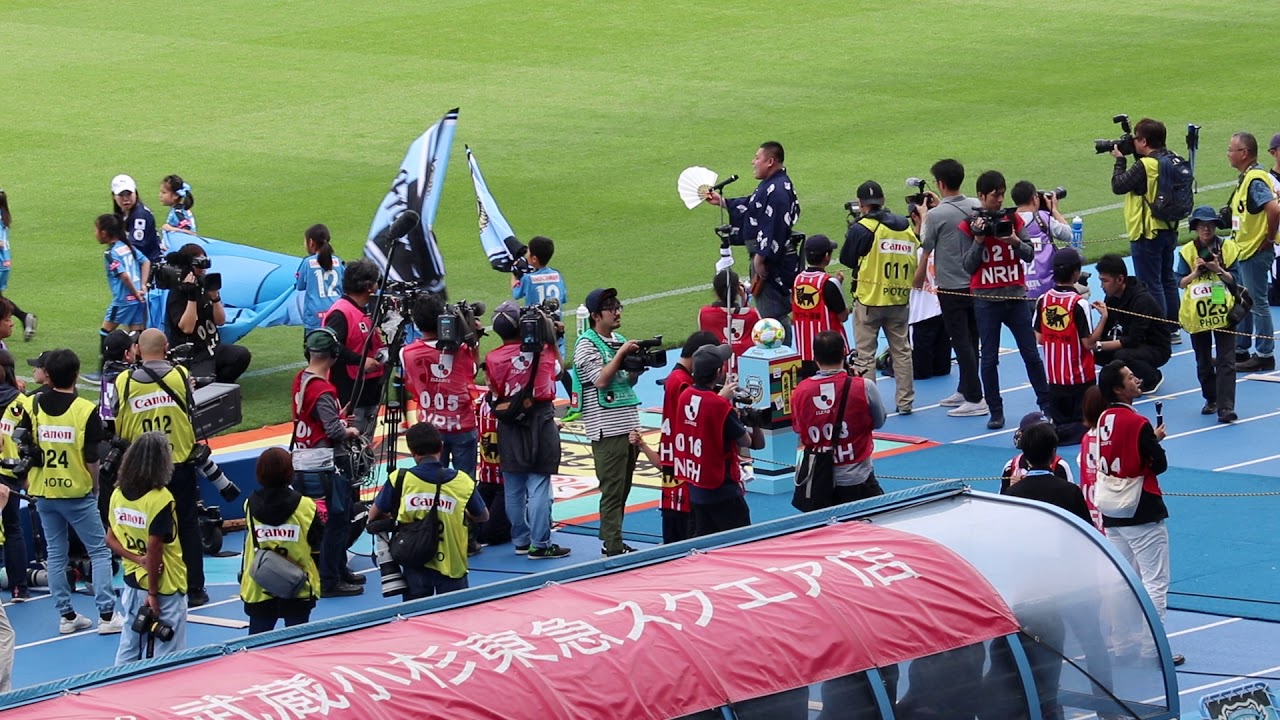 呼び出しによる相撲場所風選手入場（2019.5.3　川崎フロンターレVSベガルタ仙台）