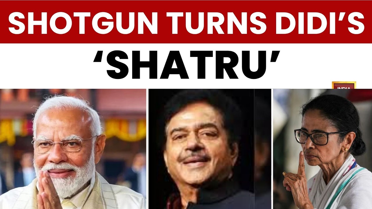 TMC MP Shatrughan Sinha Praises PM Modi Amid Party Crisis & Hints At Joining Rebel Faction | Bengal
