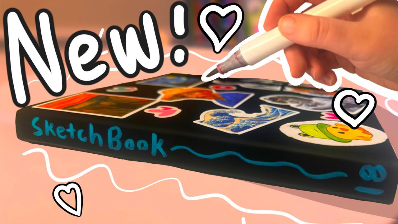 Drawing on the First Page of my new Sketchbook! - Art Vlog