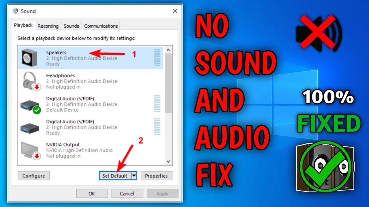 How To FIX No Sound And Audio Problems On Windows 10 Realtek HD Audio Manager Missing From Windows