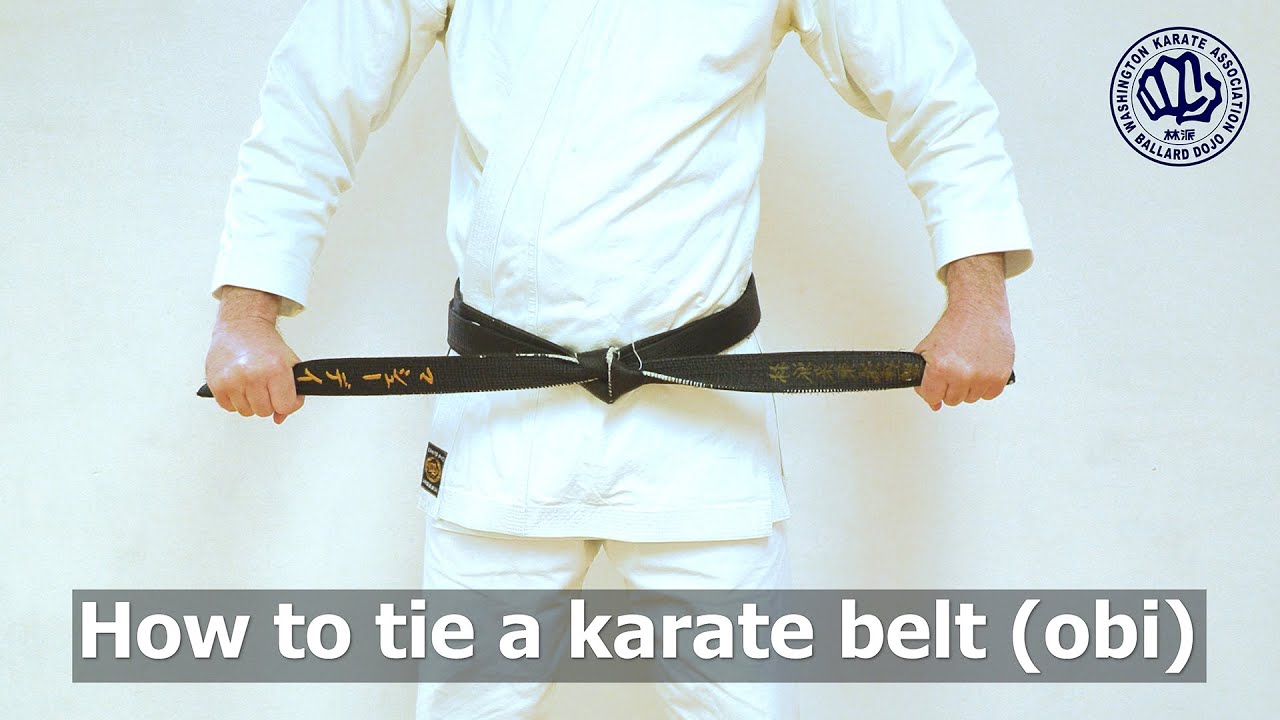 How to Tie a Karate Belt (Obi) - Advanced