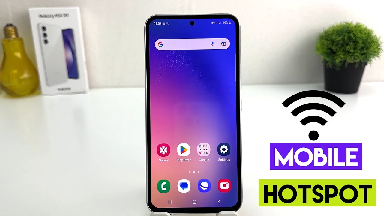 How to Set Up Mobile Hotspot on Samsung Galaxy A54 - Create WiFi Hotspot