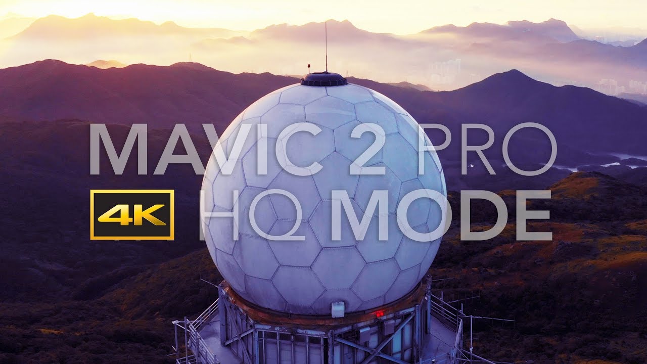DJI Mavic 2 Pro, Sun Rise, Tai Mo Shan in HQ Mode [4K]