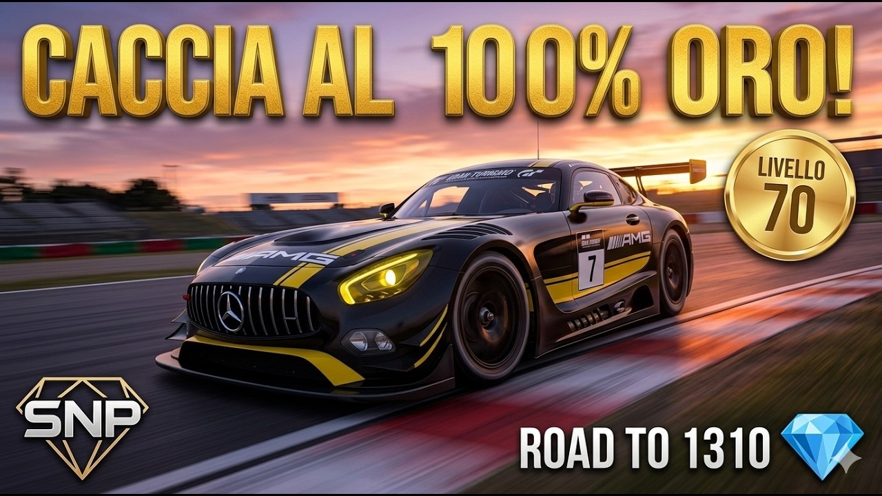 Gran Turismo 7 - GT7: CACCIA AL 100% ORO! 🏆 Livello 70 e l'ultima scalata! 🏎️💨 ROAD TO 1310 💎