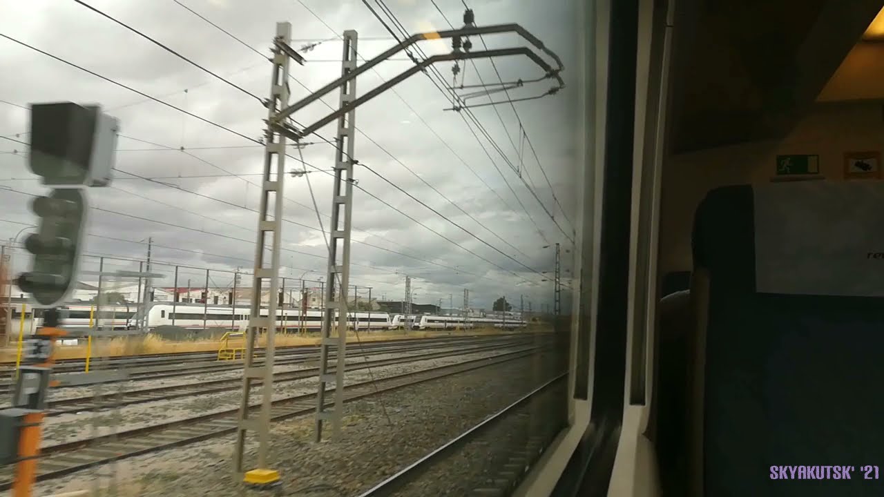 𝟭𝟭𝟵𝟬 🇪🇸 Sevilla ➙ Zafra 🚆 Renfe 599 unit 041 ⌯ Sevilla ➙ Mérida ➙ Madrid (Atocha) ⌯ MD 17907
