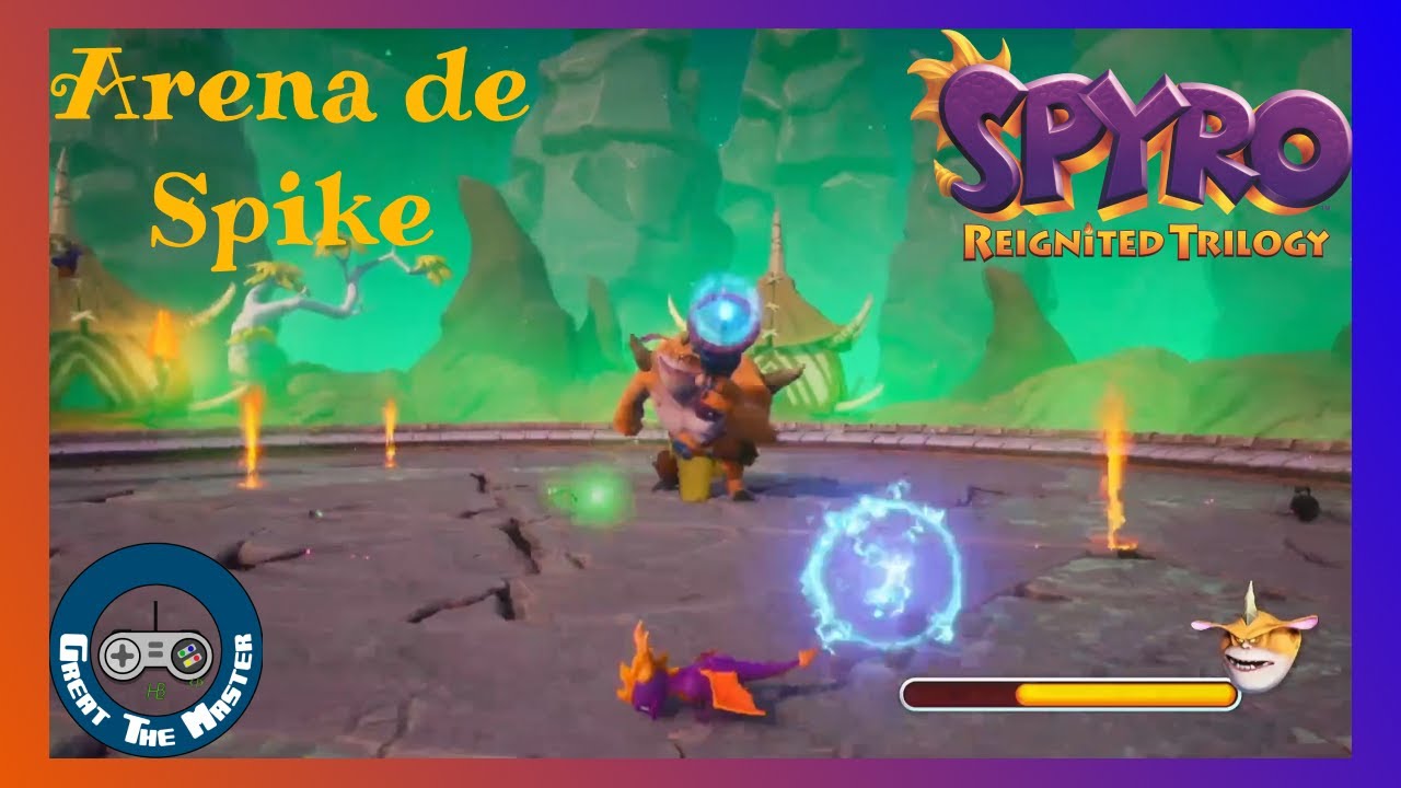Spyro 3 (Reignited) | #16: Arena de Spike 100% (Todas las Gemas & Huevos)