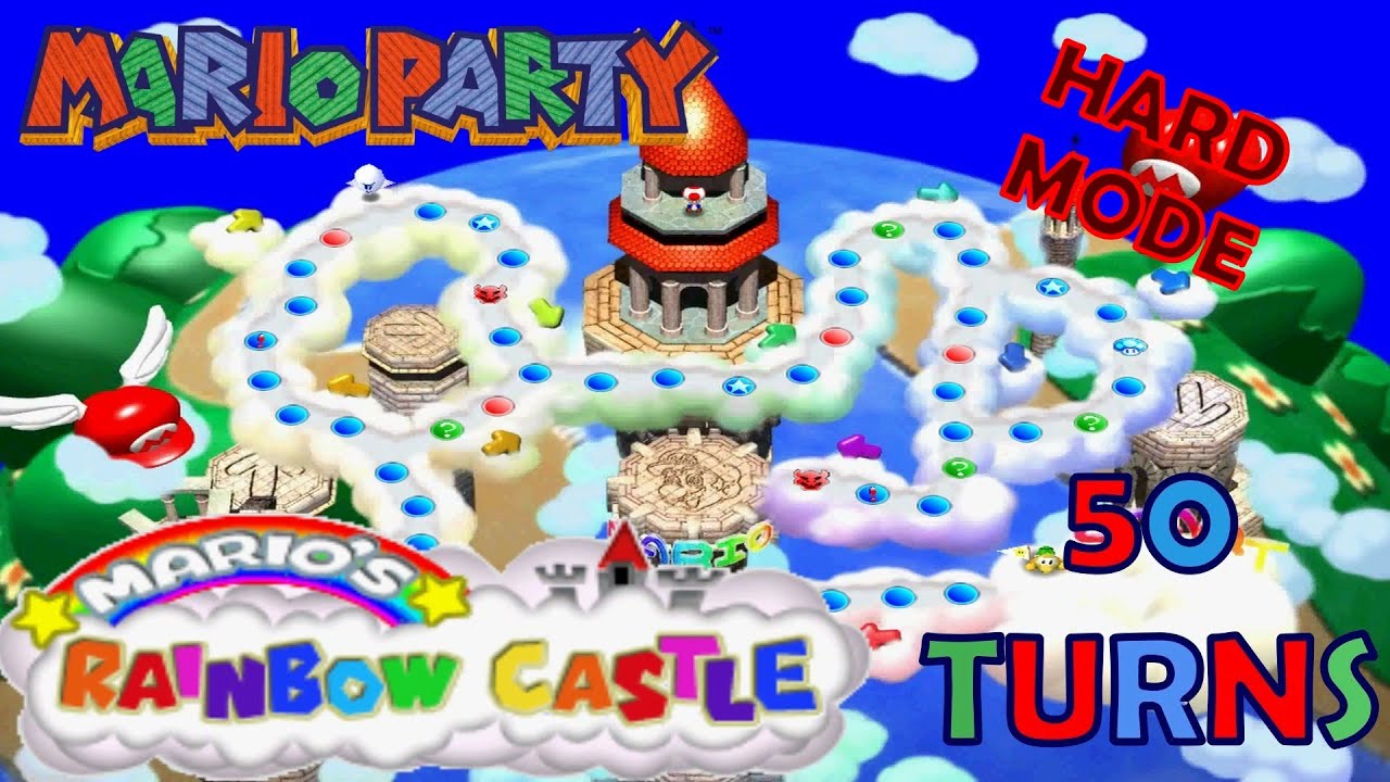 Mario Party Mario's Rainbow Castle 50 Turns (Hard Mode)
