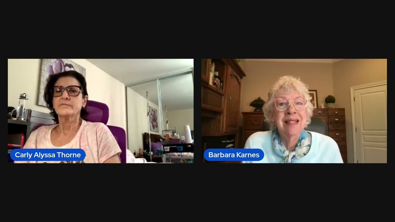 Host Carly Alyssa Thorne talks with Barbara Karnes talks about death and dying