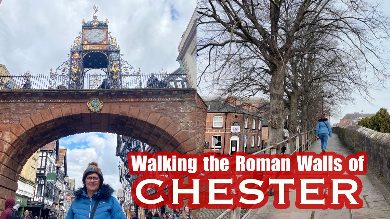 We Walked ALL of Chester's Roman City Walls / England walking guide