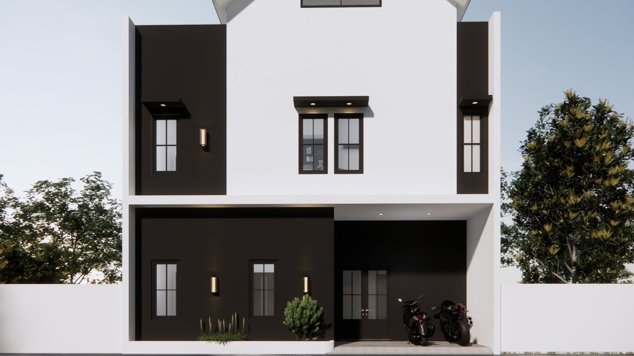 DESAIN KOS 9X8 METER 2 LANTAI