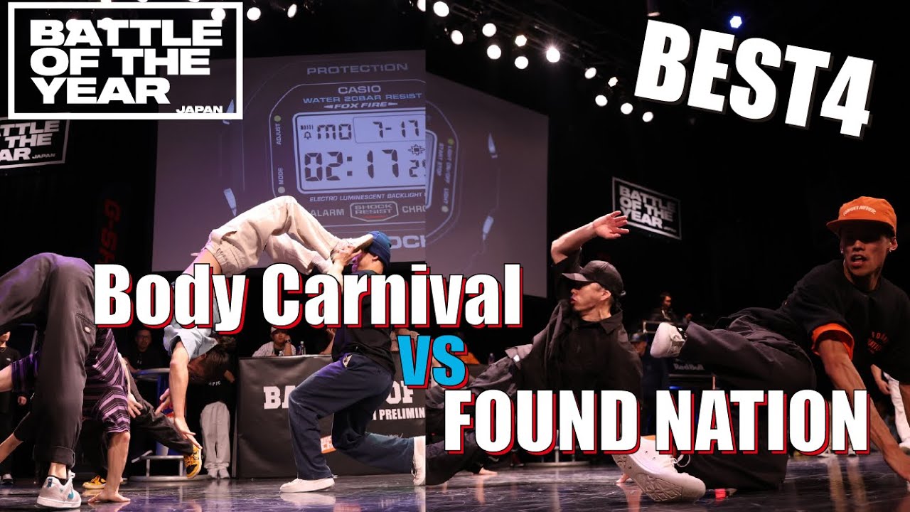 Body Carnival vs FOUND NATION｜BEST4 BATTLE｜BATTLE OF THE YEAR 2023 JAPAN