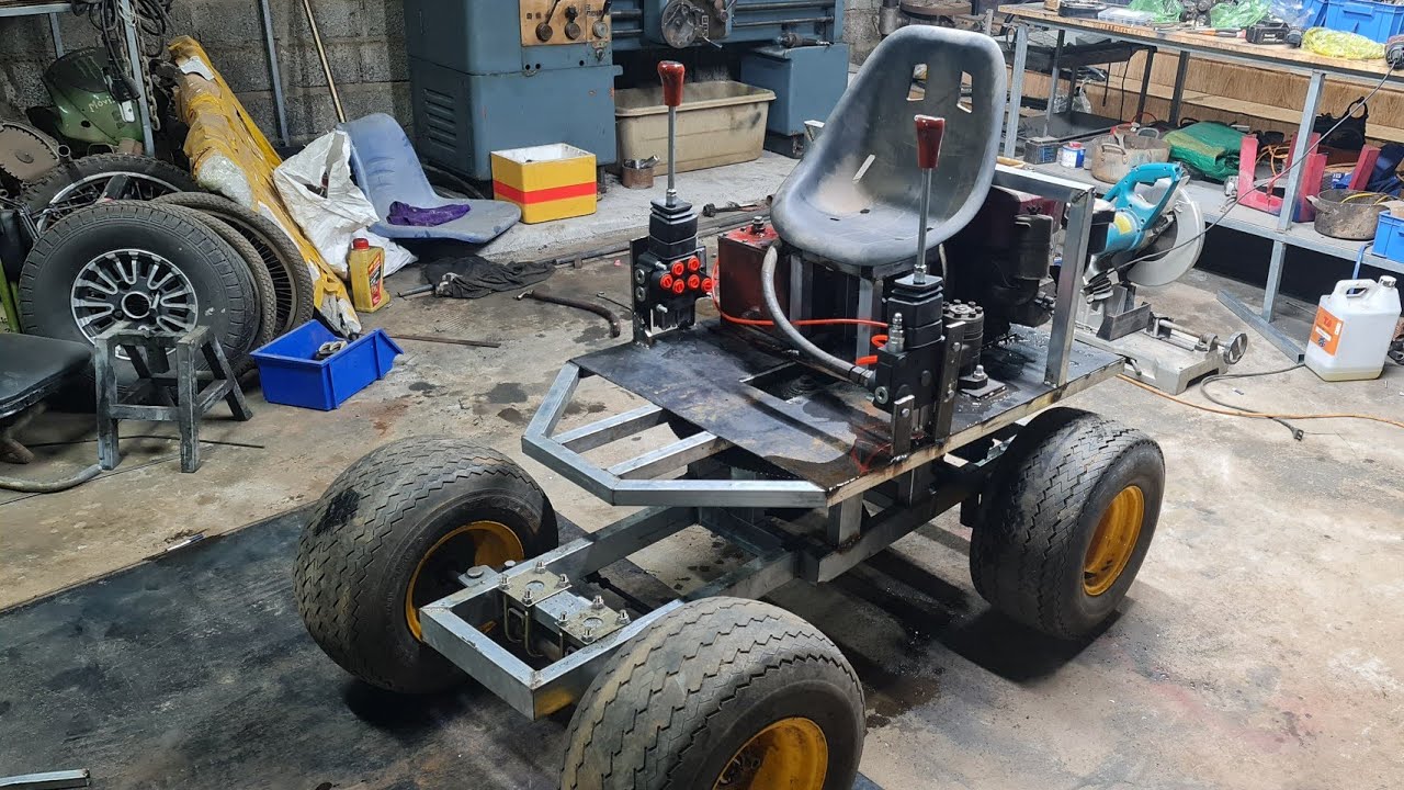 DIY MINI EXCAVATOR HYDRAULIC PART 2
