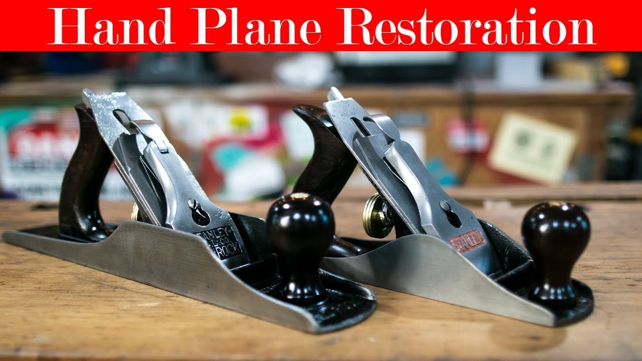 Two Simple Ways To Restore A Hand Plane || Stanley No 4 and Bedrock 605 Restoration