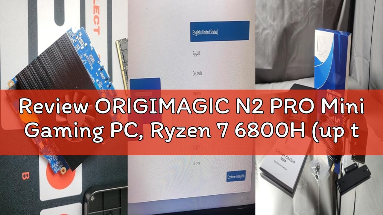 Review ORIGIMAGIC N2 PRO Mini Gaming PC, Ryzen 7 6800H (up to 4.7GHz), 32GB DDR5 512GB PCIe SSD Mini