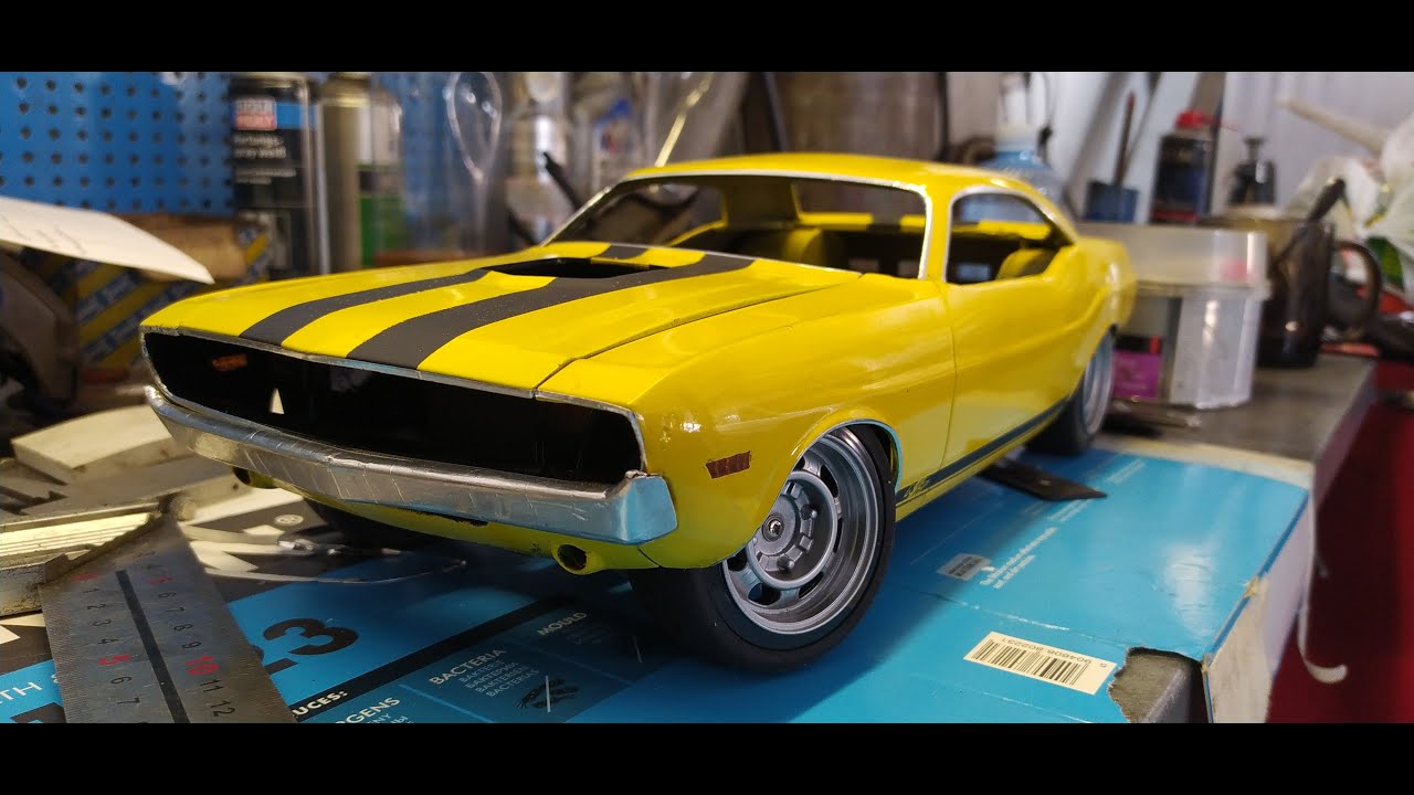 1970 RC Dodge Challenger PVC 1/12 scale model Pt. 3
