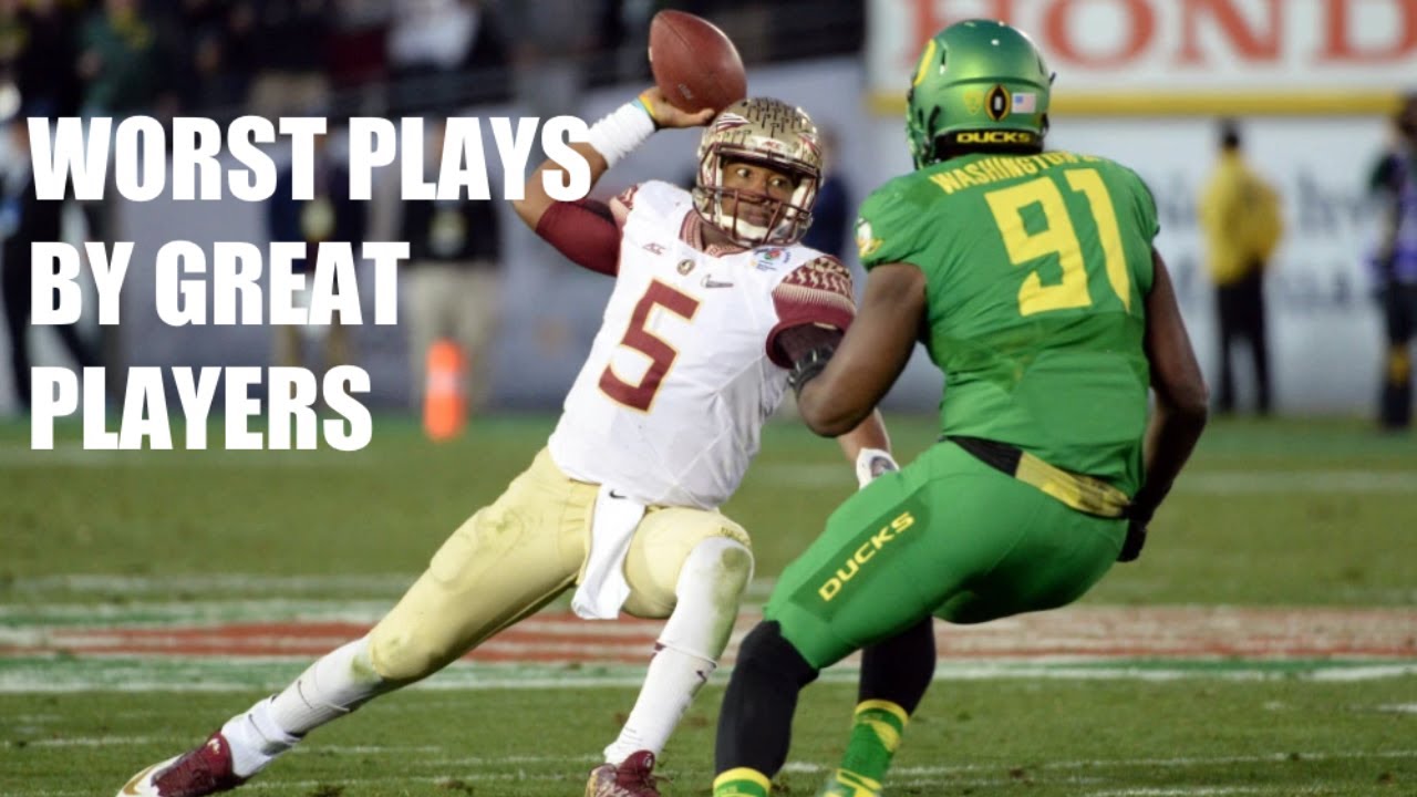 College Football Worst Plays by Great Players